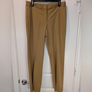 Talbots Heritage Camel Tan Straight Leg Dress Pants Size 10 Modern Fit